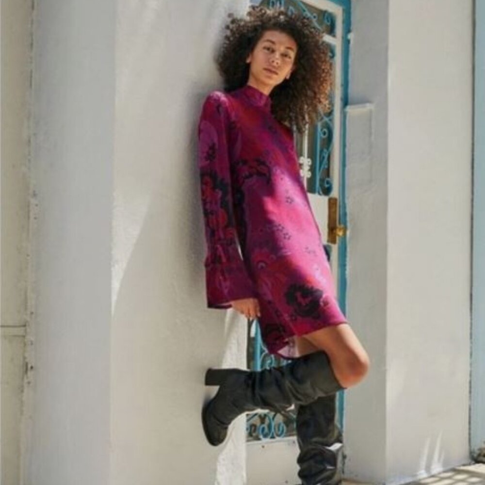 ✨NWT✨ Free People Live and Let Be Low Back Mini Dress